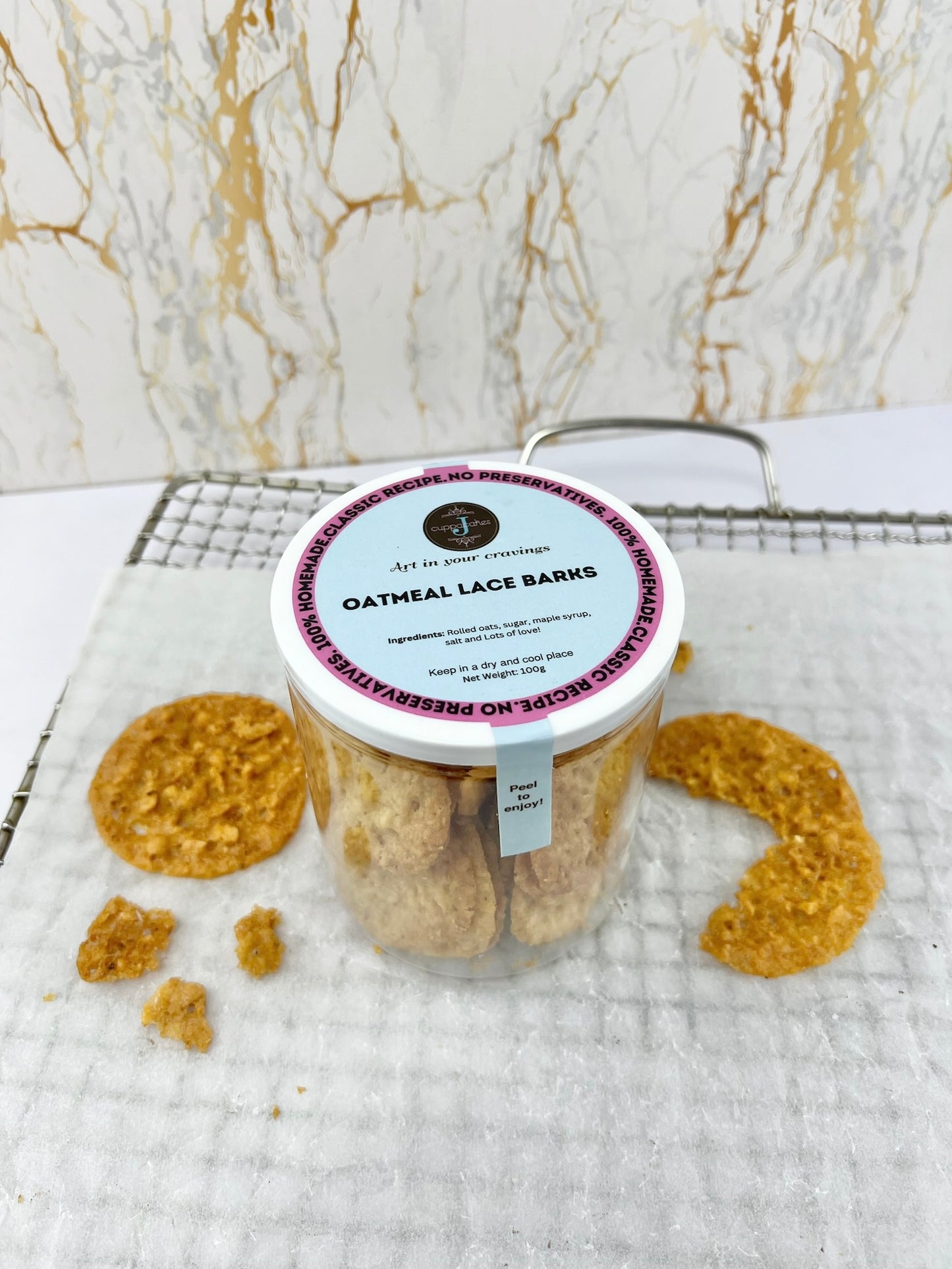 Oatmeal Lace Cookies