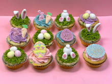 Load image into Gallery viewer, Easter 2024: Bunny and Eggs Cupcakes
