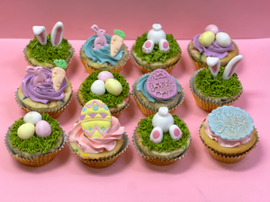 Easter 2024: Bunny and Eggs Cupcakes