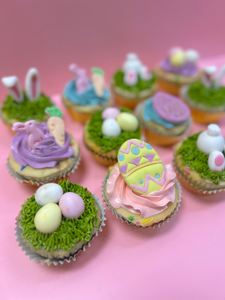 Easter 2024: Bunny and Eggs Cupcakes