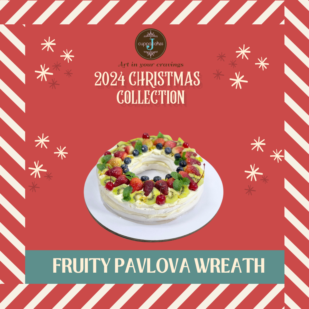 Christmas 2024: Fruity Pavlova Wreath