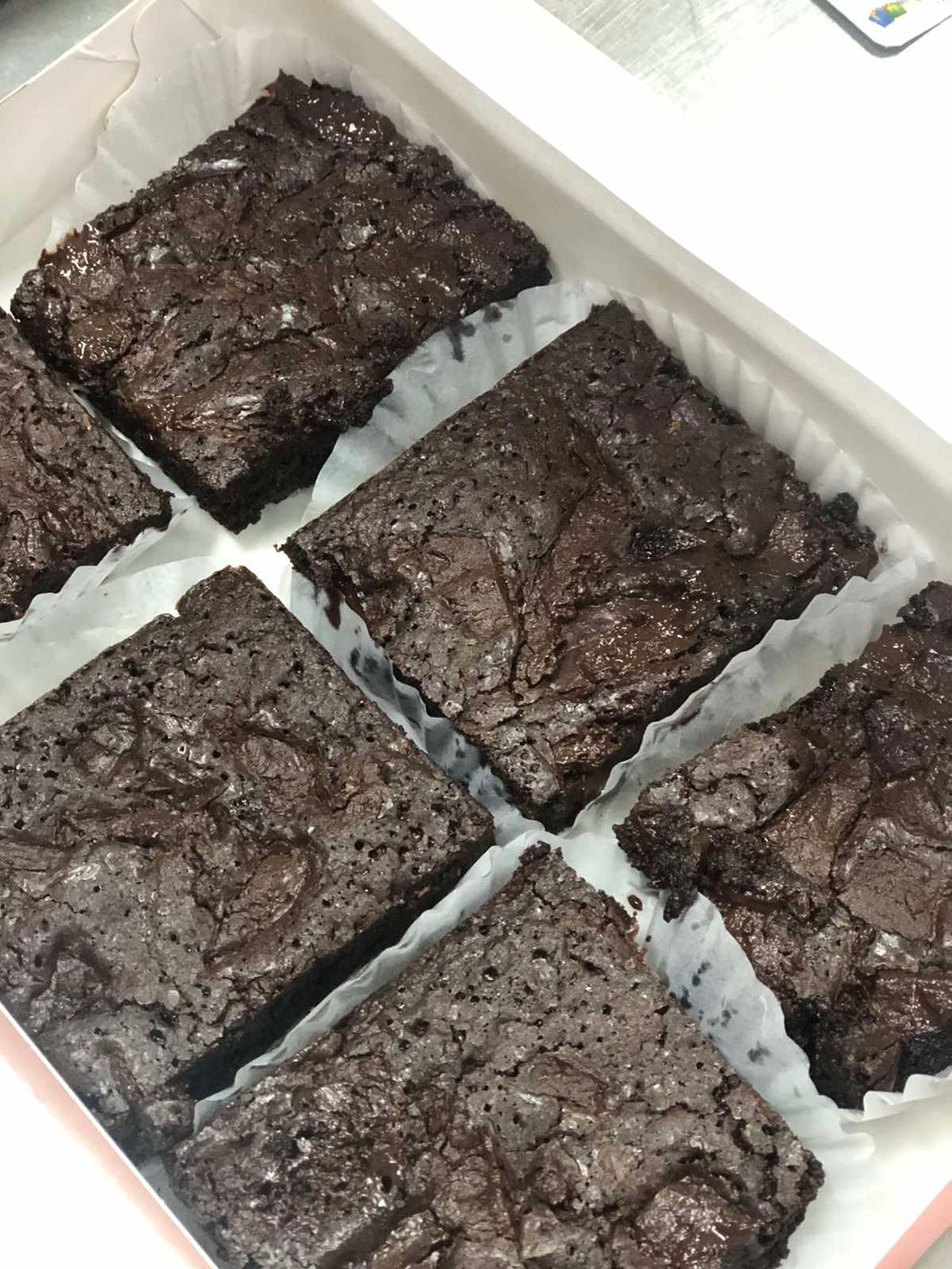 Soft Dark Brownies (Box of 12)